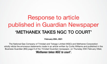 Response to Article Published in Guardian Newspaper: ‘Methanex takes NGC to Court’